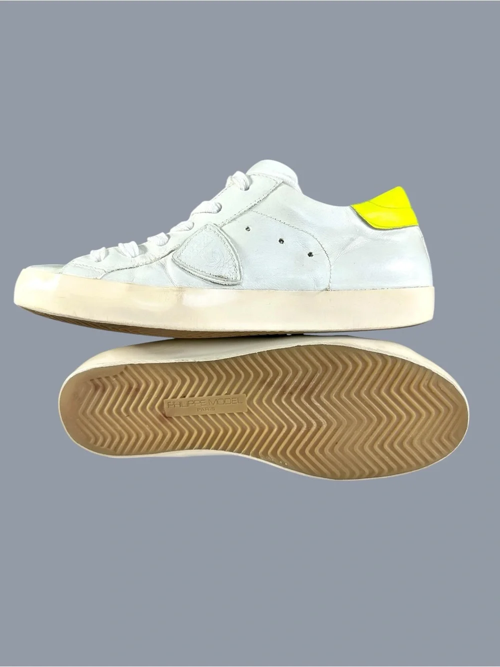 Philippe Model Paris Women’s Leather Gum Sole Sneakers